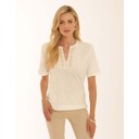 Criss Cross T-Shirt - Cream