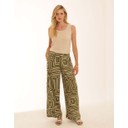 Graphic Trousers - Khaki
