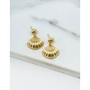 Shell Drop Earrings - Gold - Alternative 1