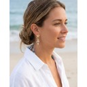 Starfish & Shell Earrings - Gold