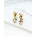 Starfish & Shell Earrings - Gold - Alternative 1