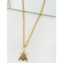 Crystal Bee Necklace - Gold - Alternative 1