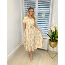 Pippa Paisley Dress  - Stone