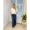 Cathy Crochet Top - Ivory