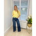 Cathy Crochet Top - Lemon