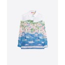 Puerto Banus Print Linen Shirt  - Multi - Alternative 2