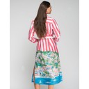 Puerto Banus Striped Shirt Dress - Pink Mix - Alternative 1