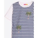 Palm Print T-Shirt - Navy Print - Alternative 2