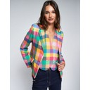 Checked Blazer - Multicoloured
