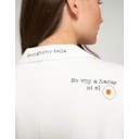 Bonjour Embroidered Blazer - White - Alternative 2