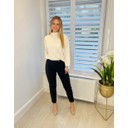 Bella 09 (7/8) No Cuff Ankle Grazers - Black