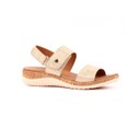 Riley Velcro Sandal - Gold