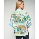 Tropical Scenes Print Shirt - Pastel Multi - Alternative 1