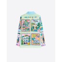 Tropical Scenes Print Shirt - Pastel Multi - Alternative 3