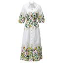 Lemon Shirt Dress - White - Alternative 1