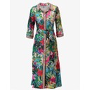 Tropical Jungle Print Shirt Dress - Multicoloured - Alternative 3