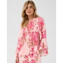 Pollyana Blouse  - Poppy Shaded Flower 