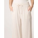 Linen-Look Trousers - Stone - Alternative 1