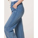 Seam Detail Barrel Leg Jeans - Light Denim  - Alternative 2