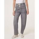 Seam Detail Barrel Leg Jeans - Light Grey - Alternative 2