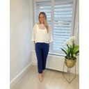 Marie 09 (7/8) Trousers - French Navy