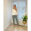 Marie 09 (7/8) Trousers - Ivy Green