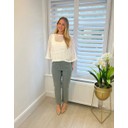 Marie 09 (7/8) Trousers - Ivy Green - Alternative 1