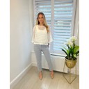 Marie 09 (7/8) Trousers - Light Grey - Alternative 1