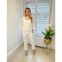 Marie 09 (7/8) Trousers - White - Alternative 1