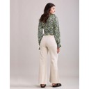 Milan Wide Leg Jeans - Ecru - Alternative 3