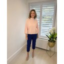 Marie 07 Cotton Rich Seersucker - French Navy