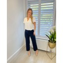 Efi 09 (7/8) Wide Leg Ankle Grazer - Navy - Alternative 2