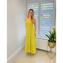 Kayla Maxi Dress - Chartreuse