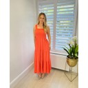 Kayla Maxi Dress - Coral