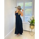 Black & Beige Mix Woven Hat - Black Mix