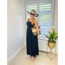 Black & Beige Mix Woven Hat - Black Mix - Alternative 2