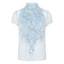 LiljaSZ Crinkle Shirt - Cerulean Blue - Alternative 4