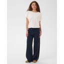 MilaSZ Round Neck SS Pullover - Ice 