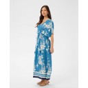 Rasheda Dress - Vallarta Blue Flower Bouquet