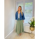 Carolyn Cotton Skirt - Khaki