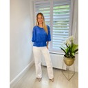 Butterfly Lace Top - Royal