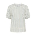 Raja Blouse - Ice Vallarta Flower Stripes - Alternative 3