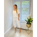 Capri Trousers - White