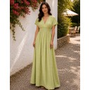 Rachel Maxi Dress - Lime