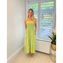Kayleigh Dress - Chartreuse