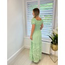 Ava Broderie Anglais Maxi Dress - Mint - Alternative 2