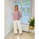 Gingham Blouse - Blue & Green