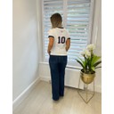 England Diamante T Shirt - White - Alternative 1