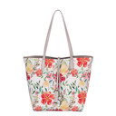 Floral Reversible Bag - Silver